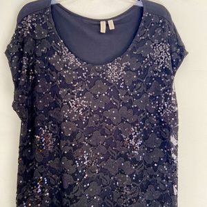 Madison Sequenced Lace Blouse